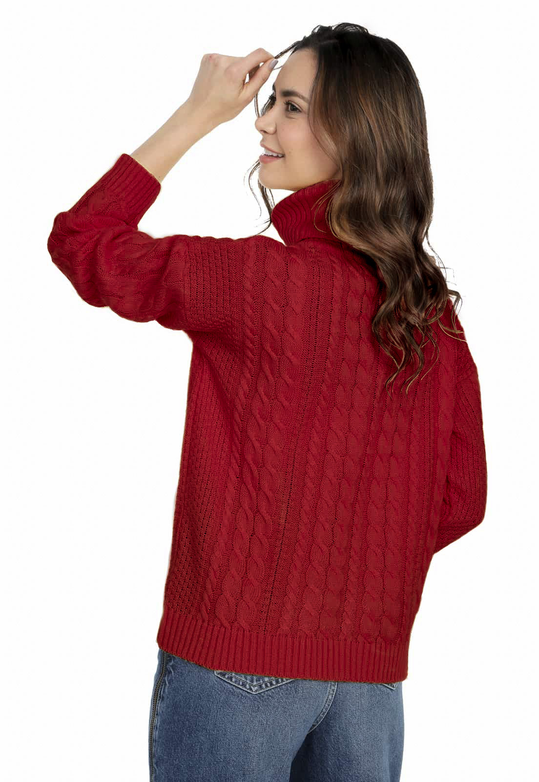 Saco Trenza Completo Cuello Tortuga - Prendas de vestir - Giive Giive