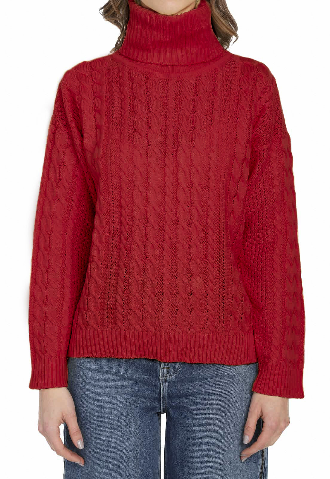Saco Trenza Completo Cuello Tortuga - Prendas de vestir - Giive Giive