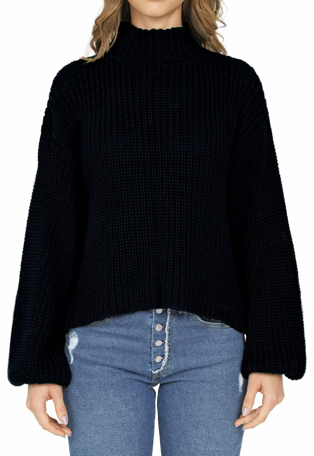 Saco Punto Ingles Grueso Cuello Alto - Prendas de vestir - Giive Giive