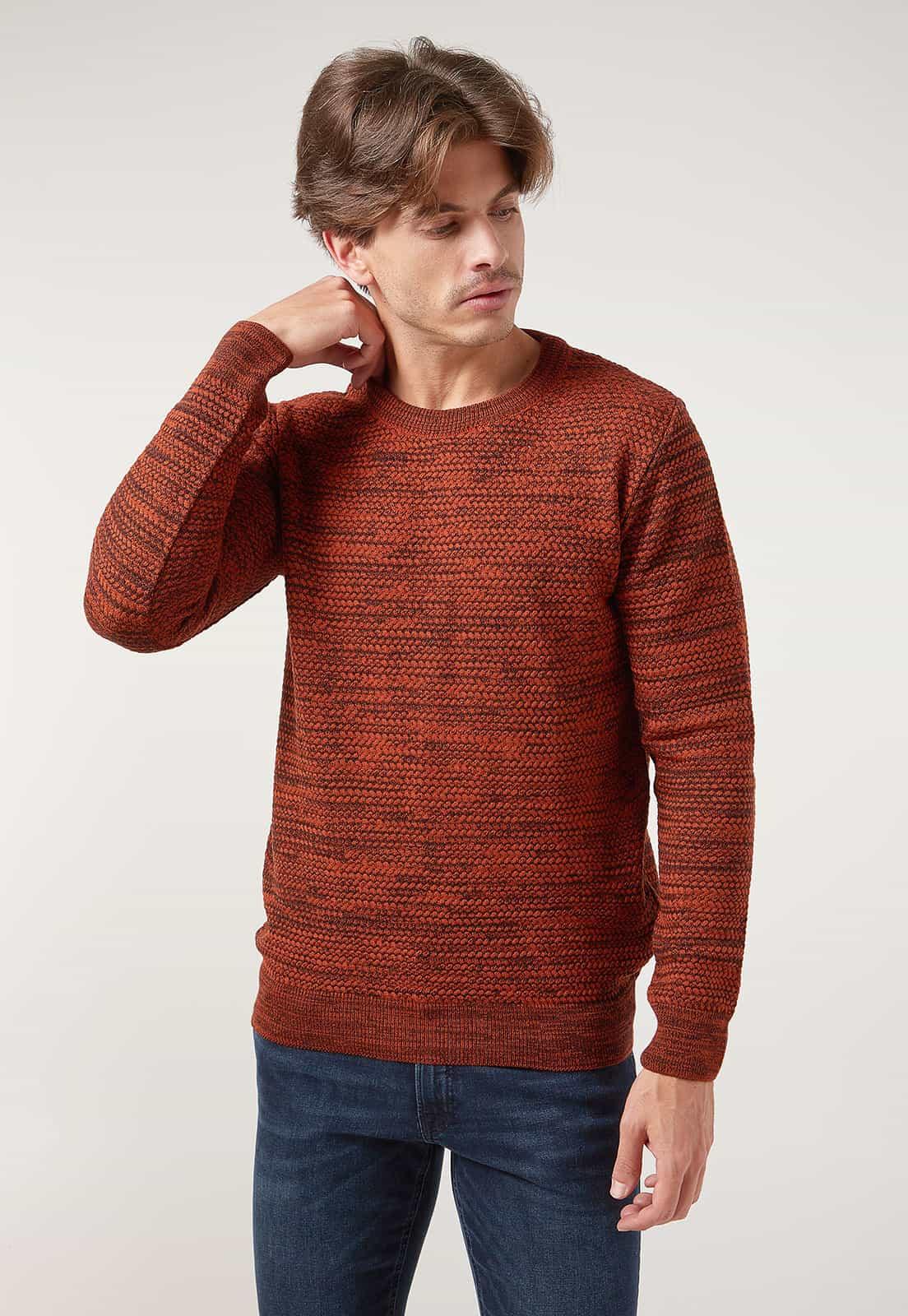 Pack x2 - Buzo Cuello Redondo Tejido Lazo Matizado - Giive