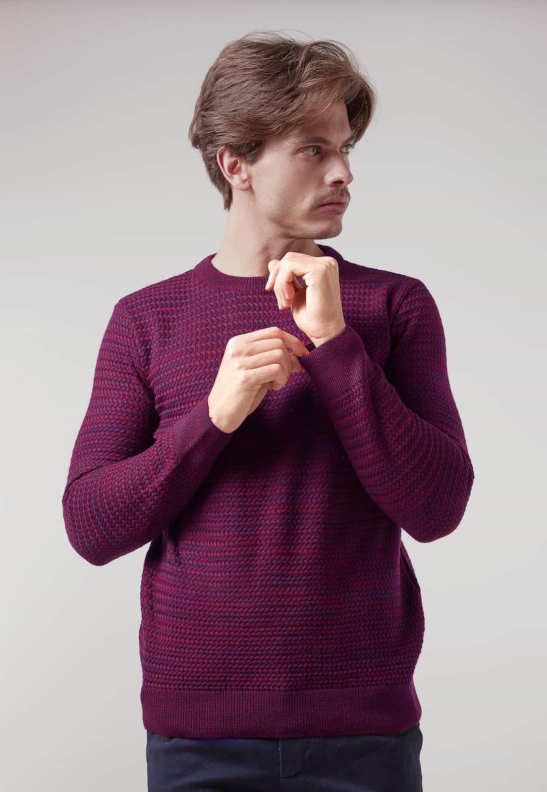 Pack x2 - Buzo Cuello Redondo Tejido Lazo Matizado - Giive