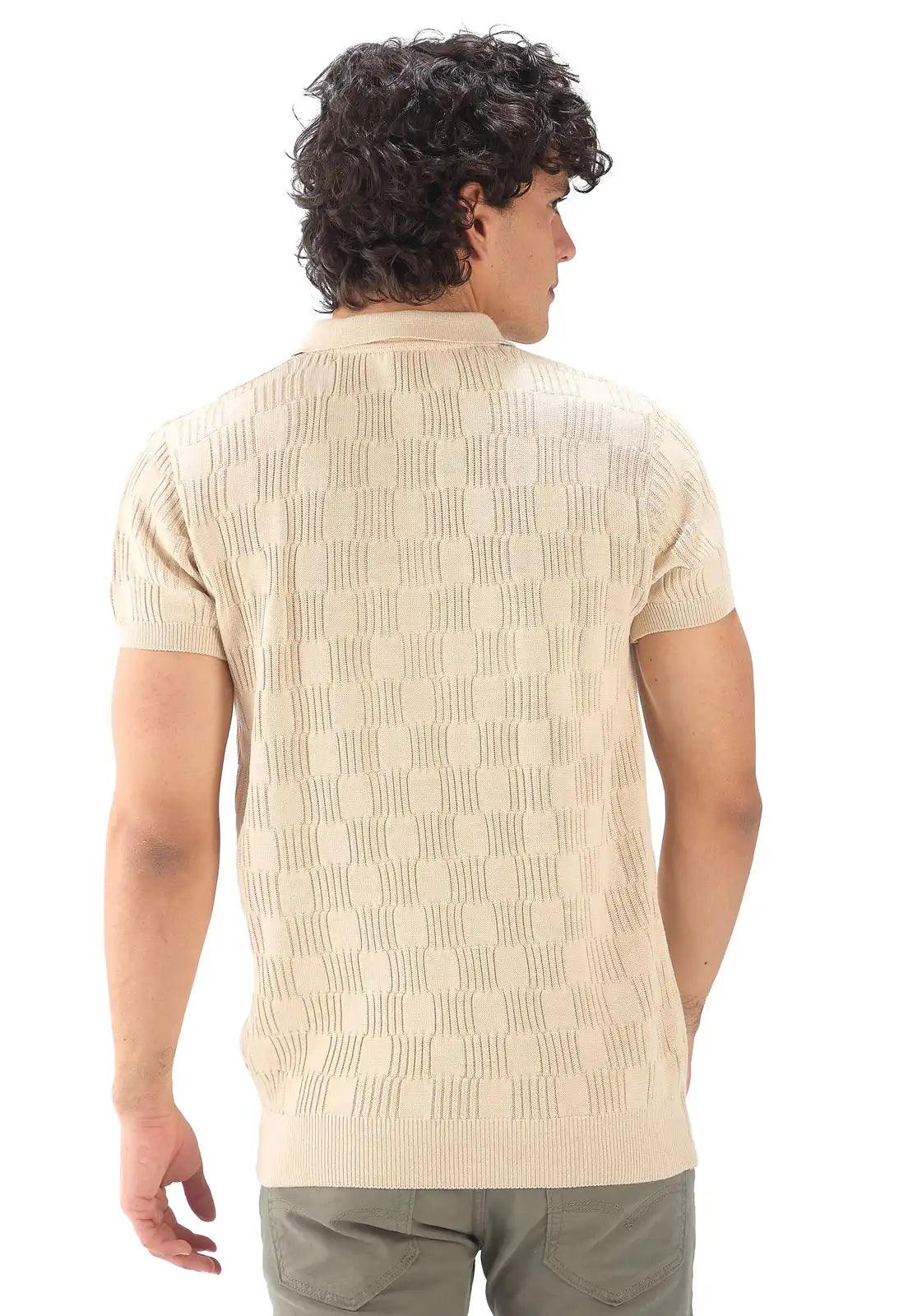 Camiseta Polo Cuadro Canales Cremallera - Giive