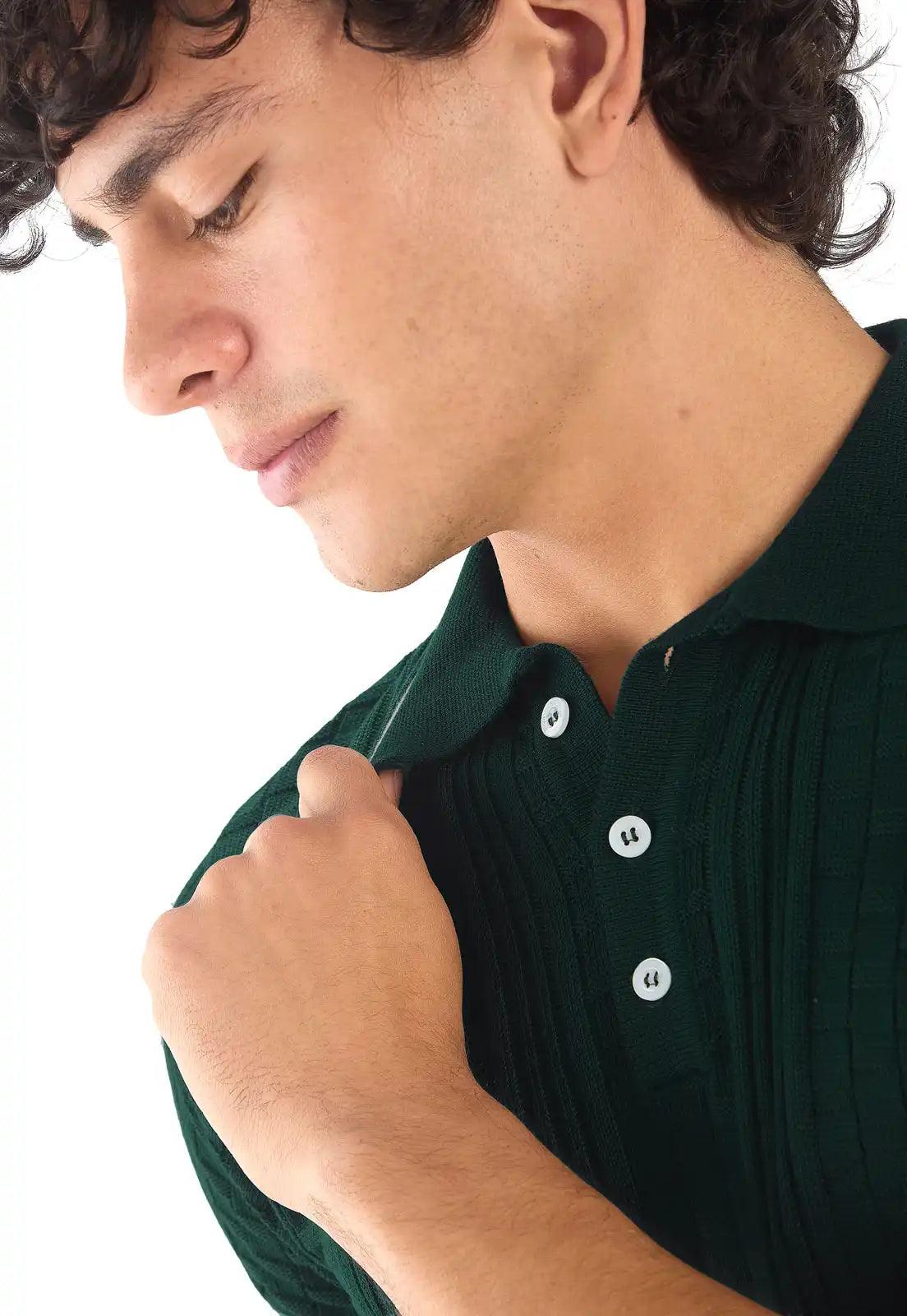 Camiseta Polo Cuadros 3 Botones - Giive