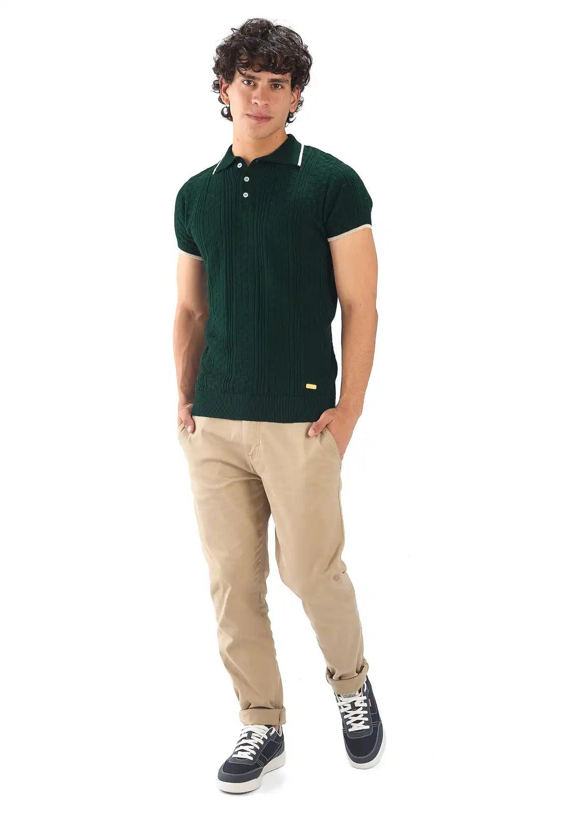 Camiseta Polo Cuadros 3 Botones - Giive