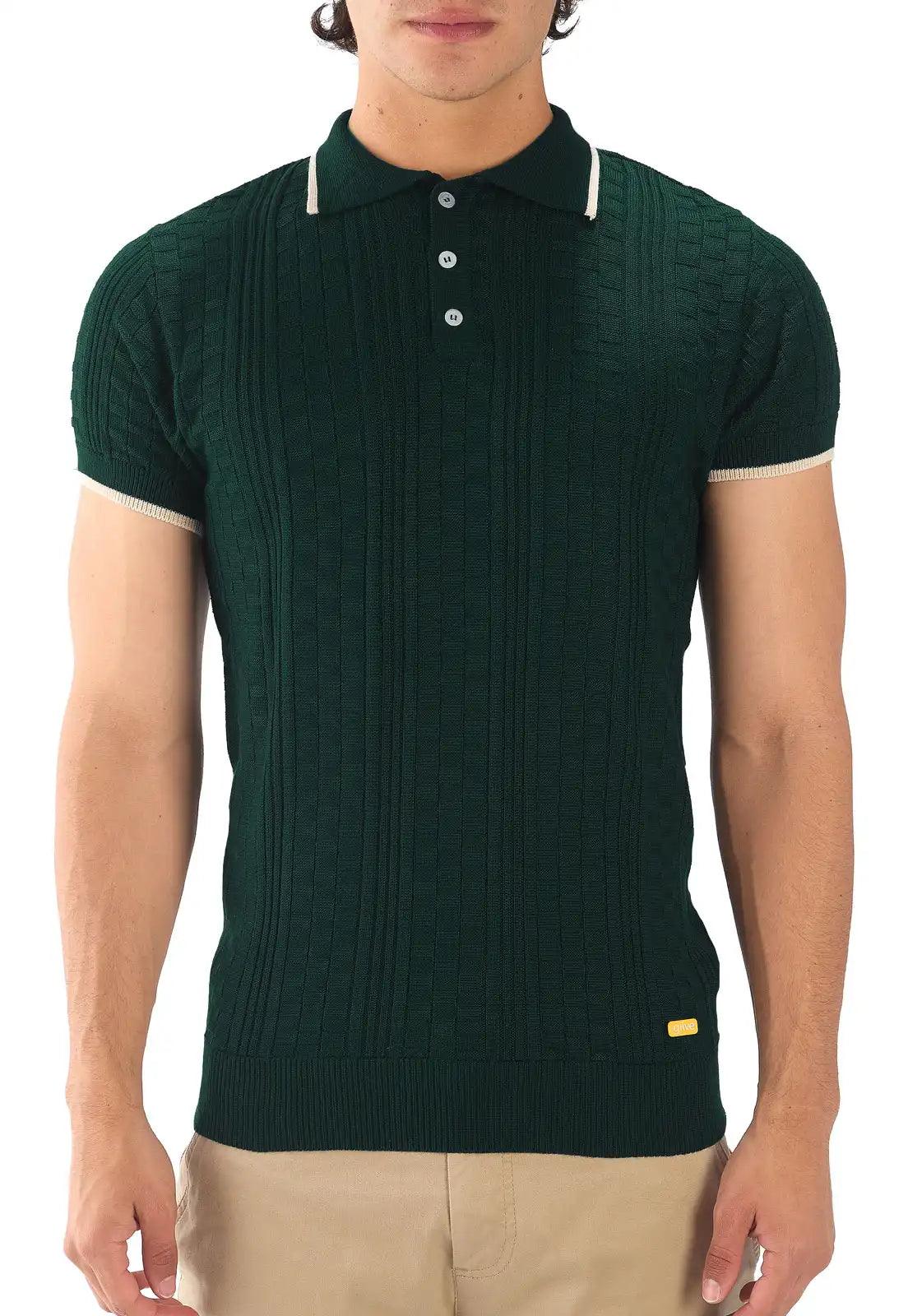 Camiseta Polo Cuadros 3 Botones - Giive