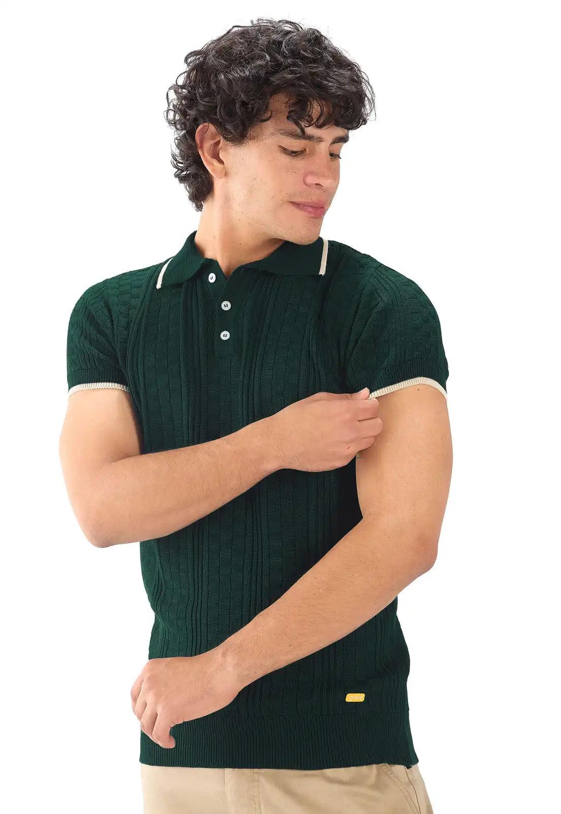 Camiseta Polo Cuadros 3 Botones - Giive