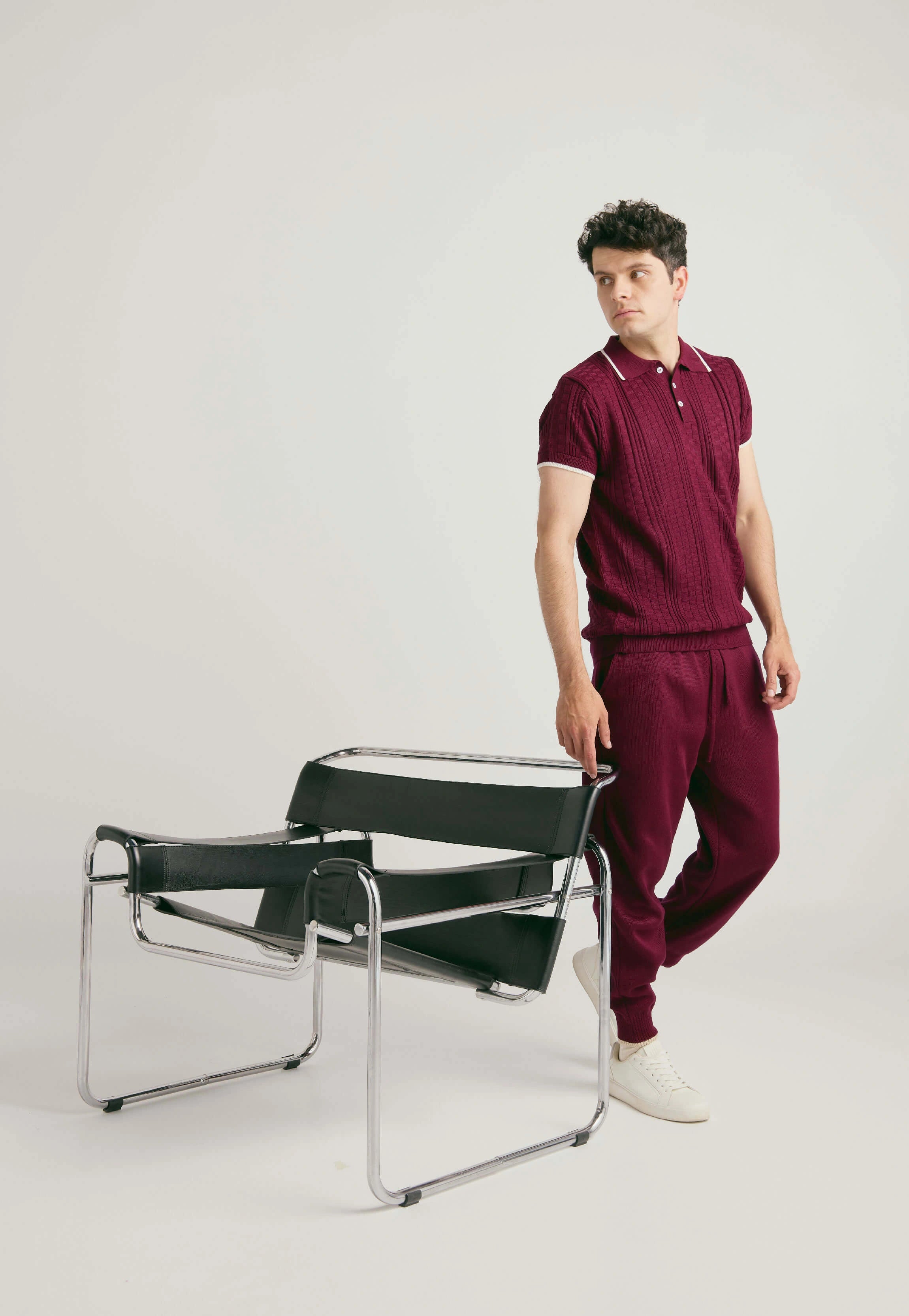 Camiseta Polo Cuadros 3 Botones - Giive