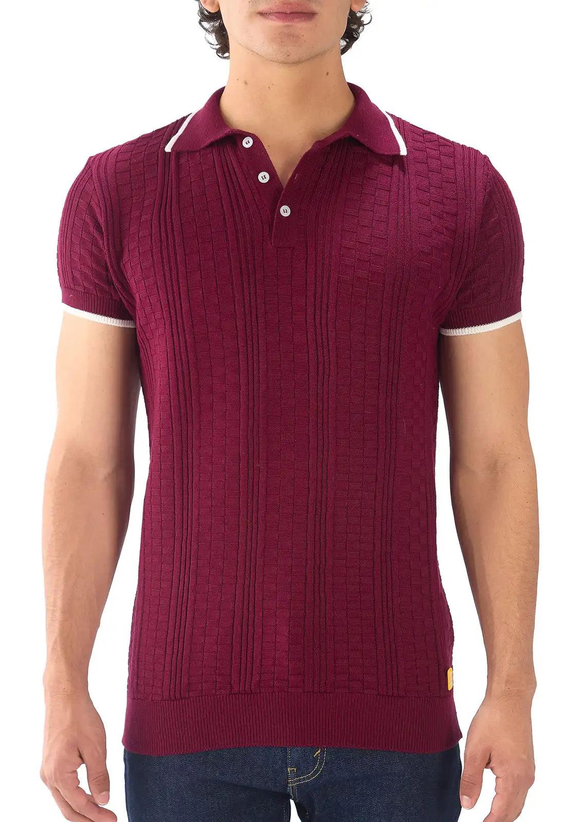 Camiseta Polo Cuadros 3 Botones - Giive