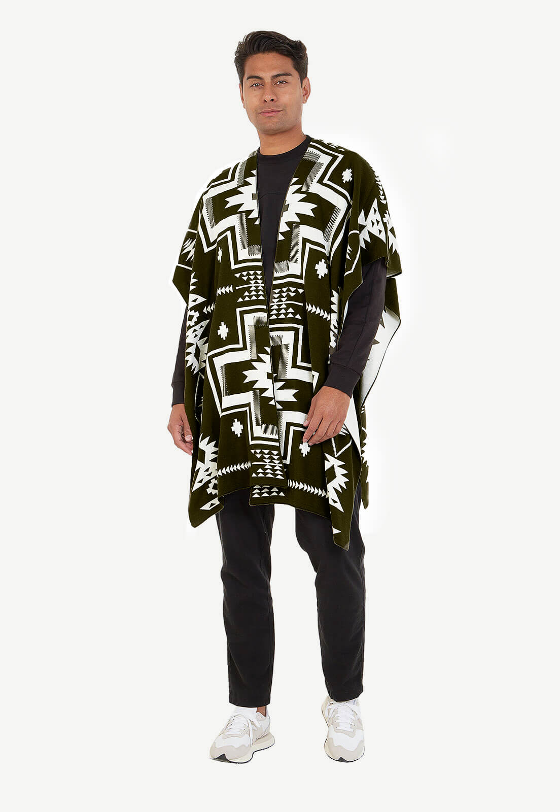 Ruana Cruces Doble Faz para Hombre - Giive