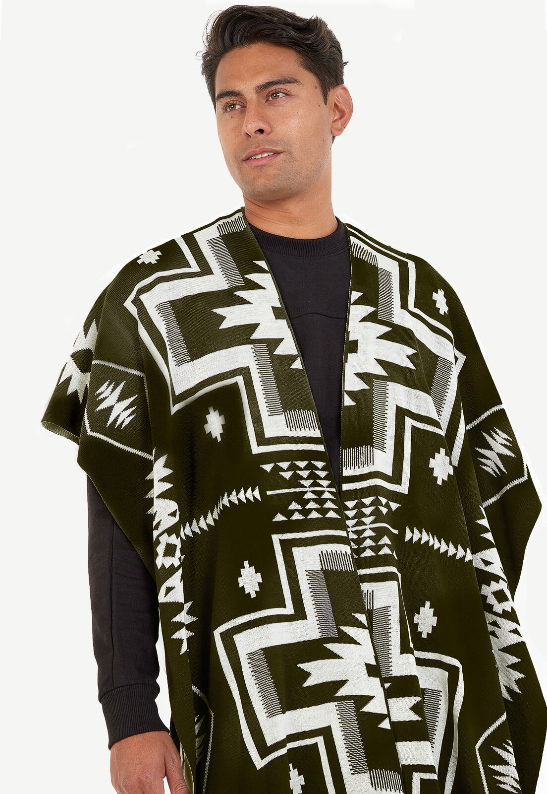 Ruana Cruces Doble Faz para Hombre - Giive