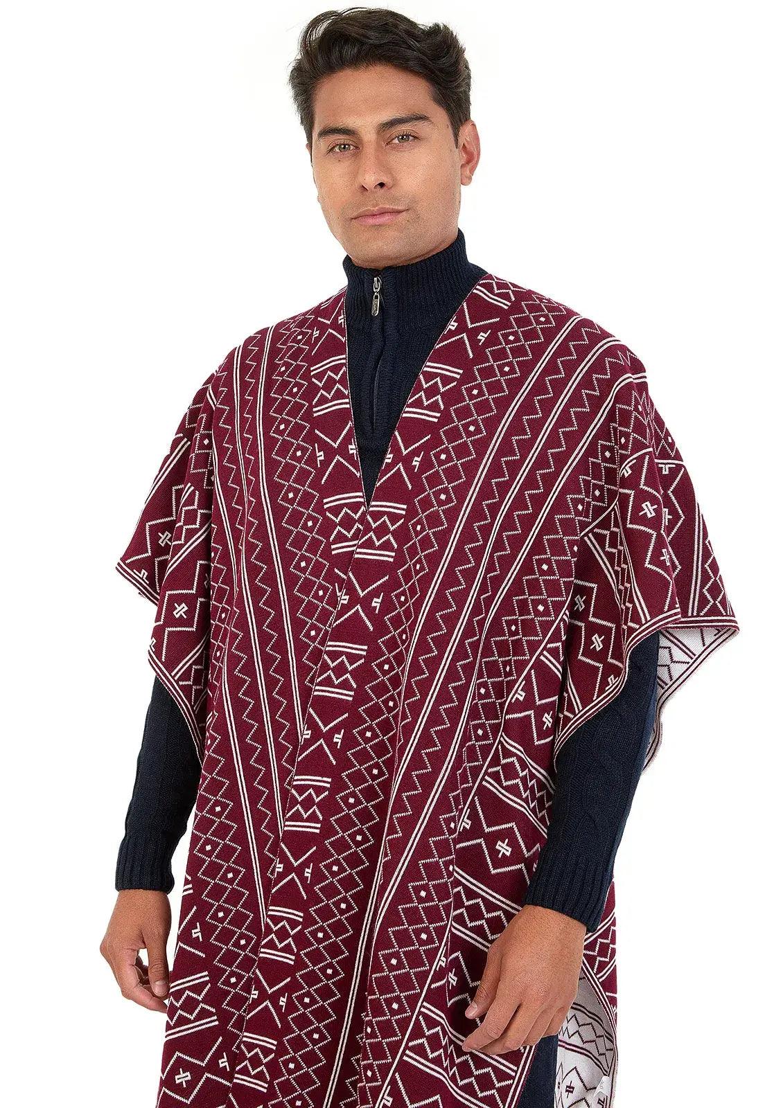 Ruana Caminos Doble Faz para Hombre - Giive