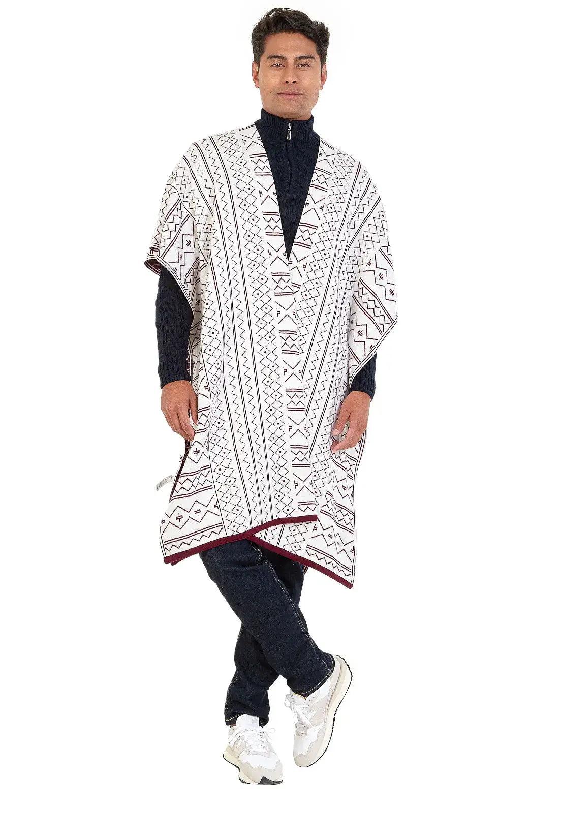 Ruana Caminos Doble Faz para Hombre - Giive