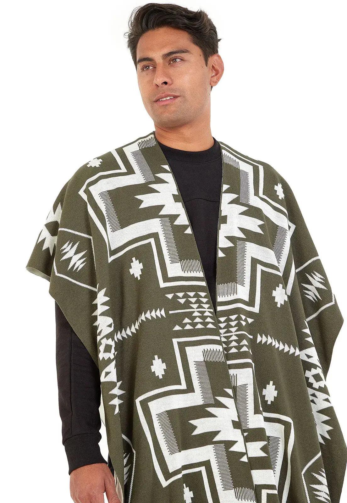 Ruana Cruces Doble Faz para Hombre - Giive