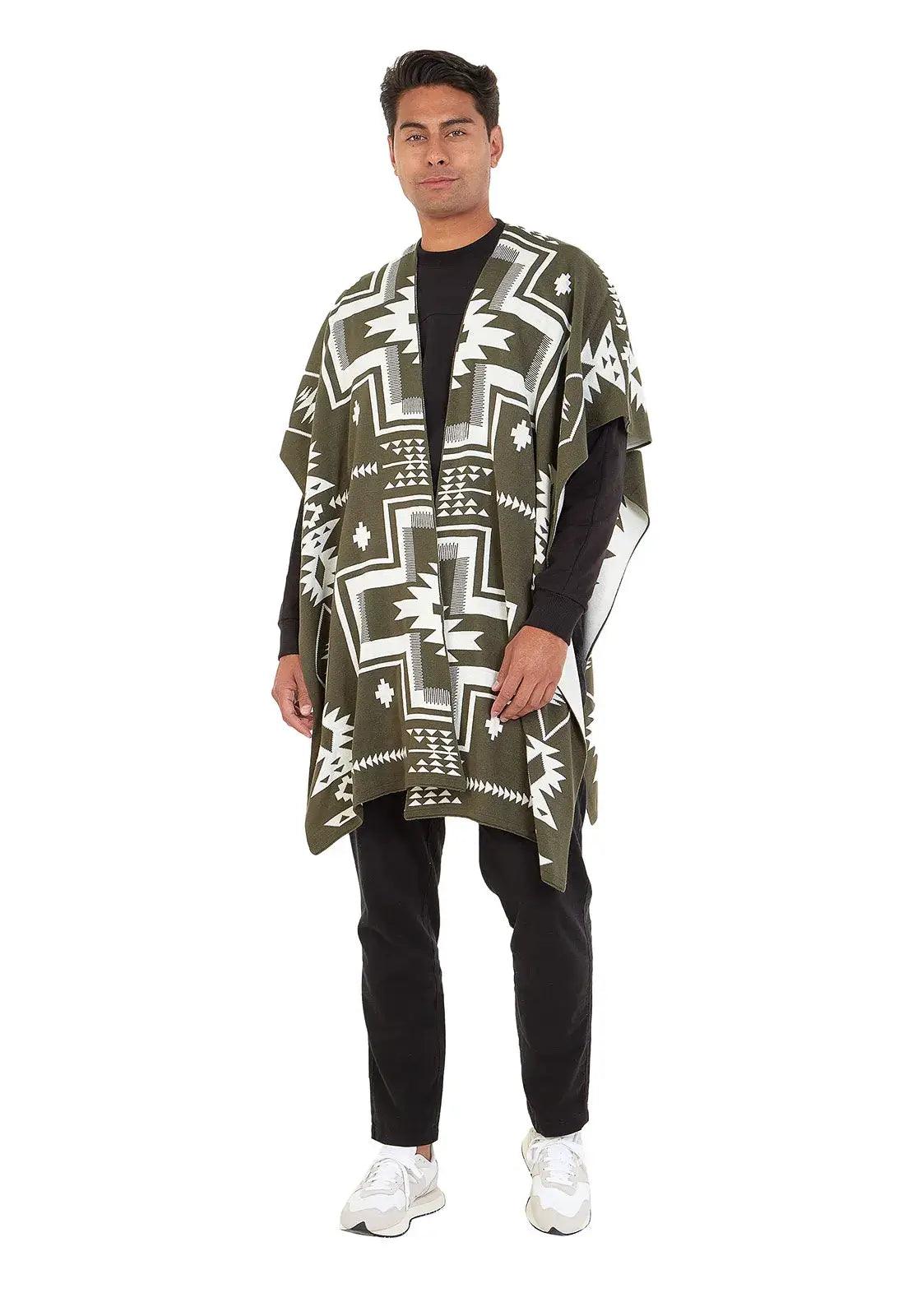 Ruana Cruces Doble Faz para Hombre - Giive