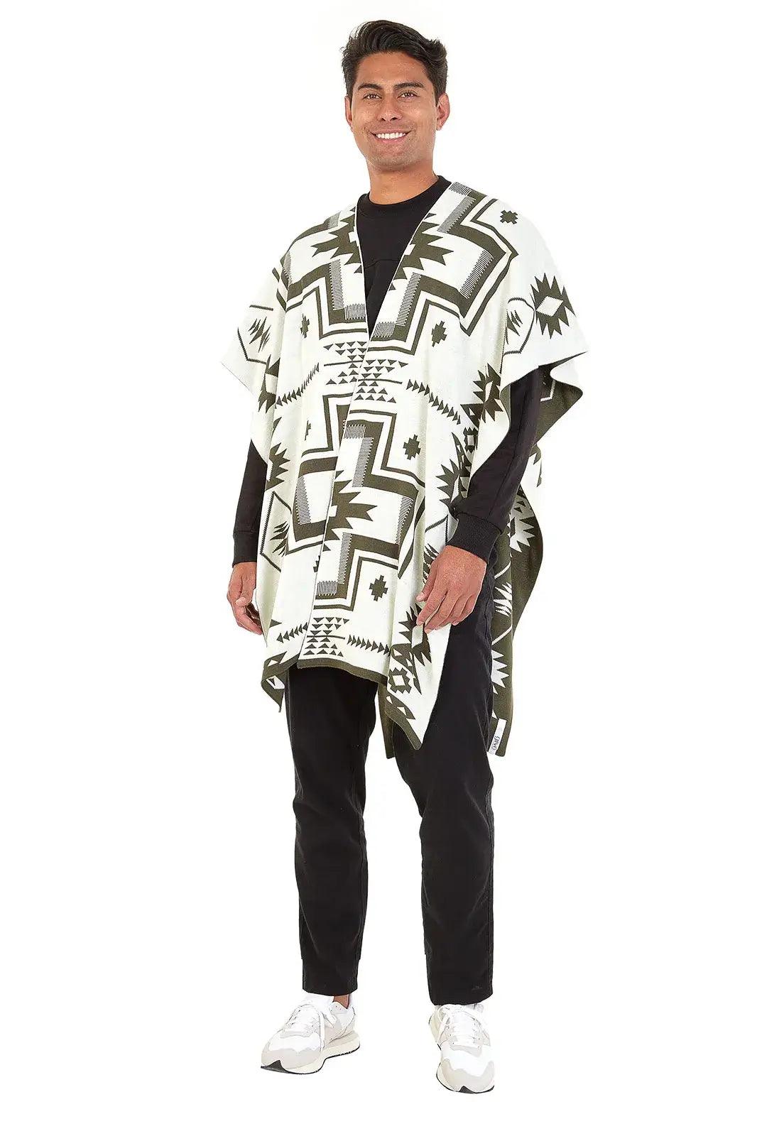 Ruana Cruces Doble Faz para Hombre - Giive