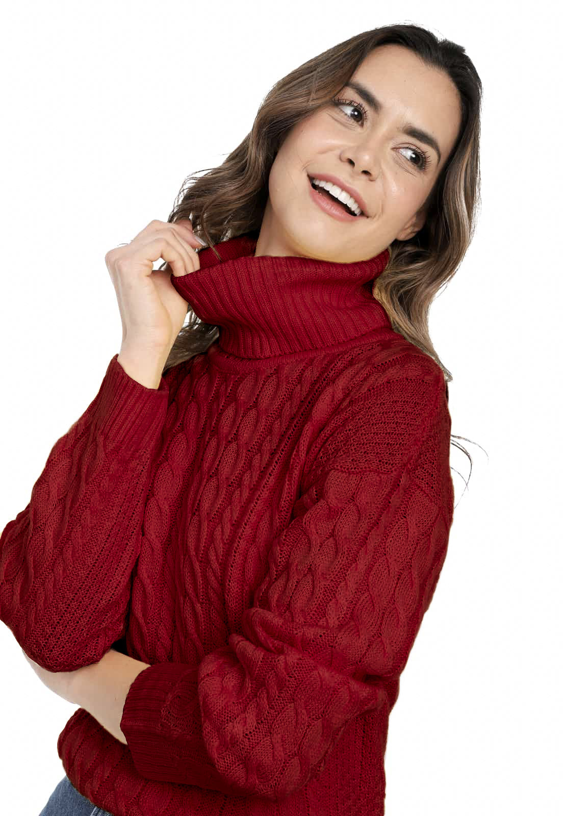 Saco Trenza Completo Cuello Tortuga - Prendas de vestir - Giive Giive