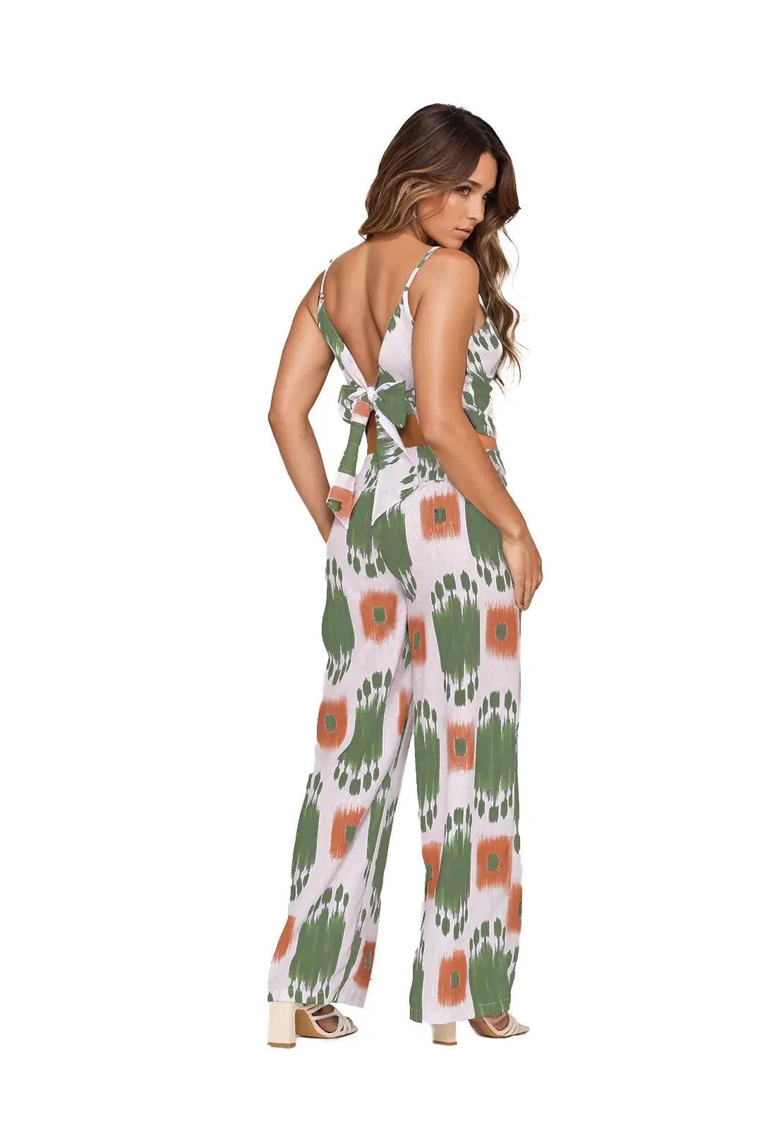 Set Brisa Mediterránea Pantalón y Blusa Top - Giive