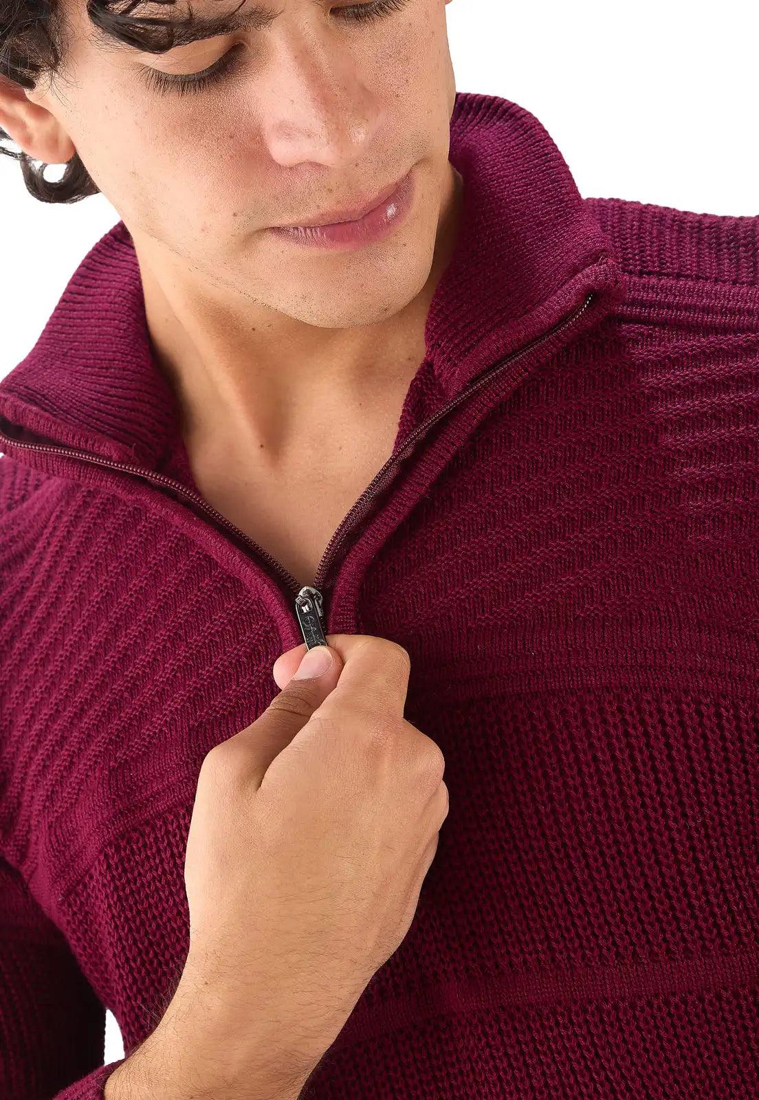 Suéter Cuello Alto Labrado - Giive