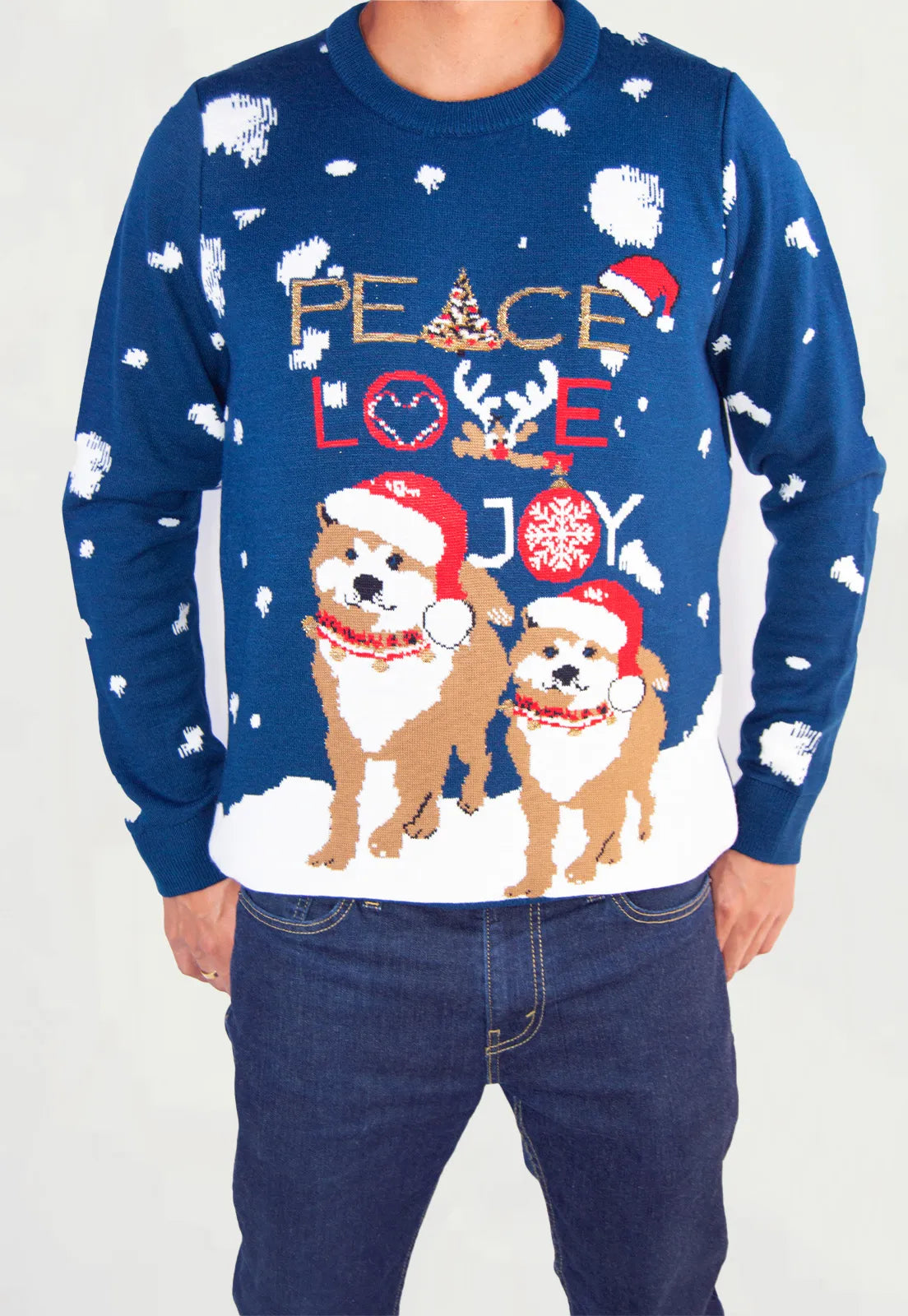 Saco navidad Peace Love - Hombre