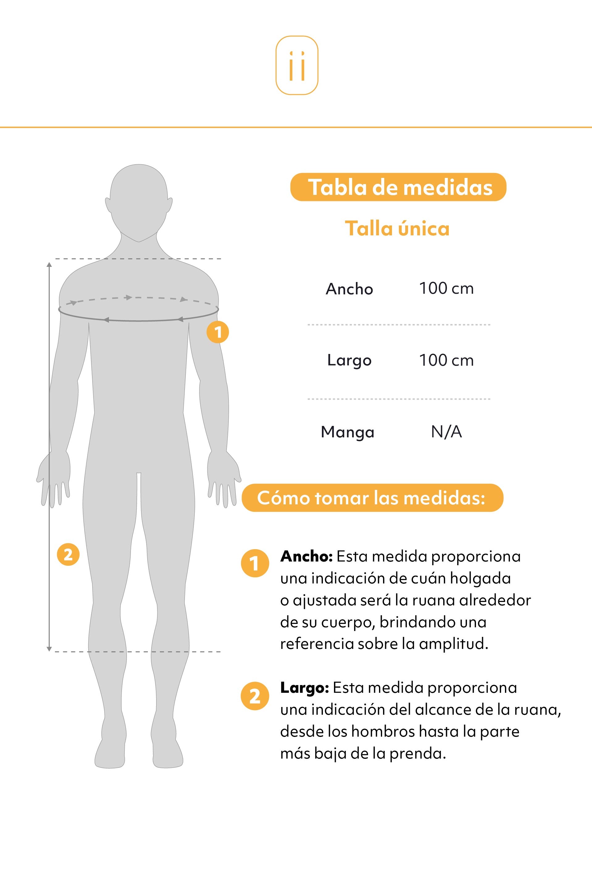 Ruana Cruces Doble Faz para Hombre - Giive