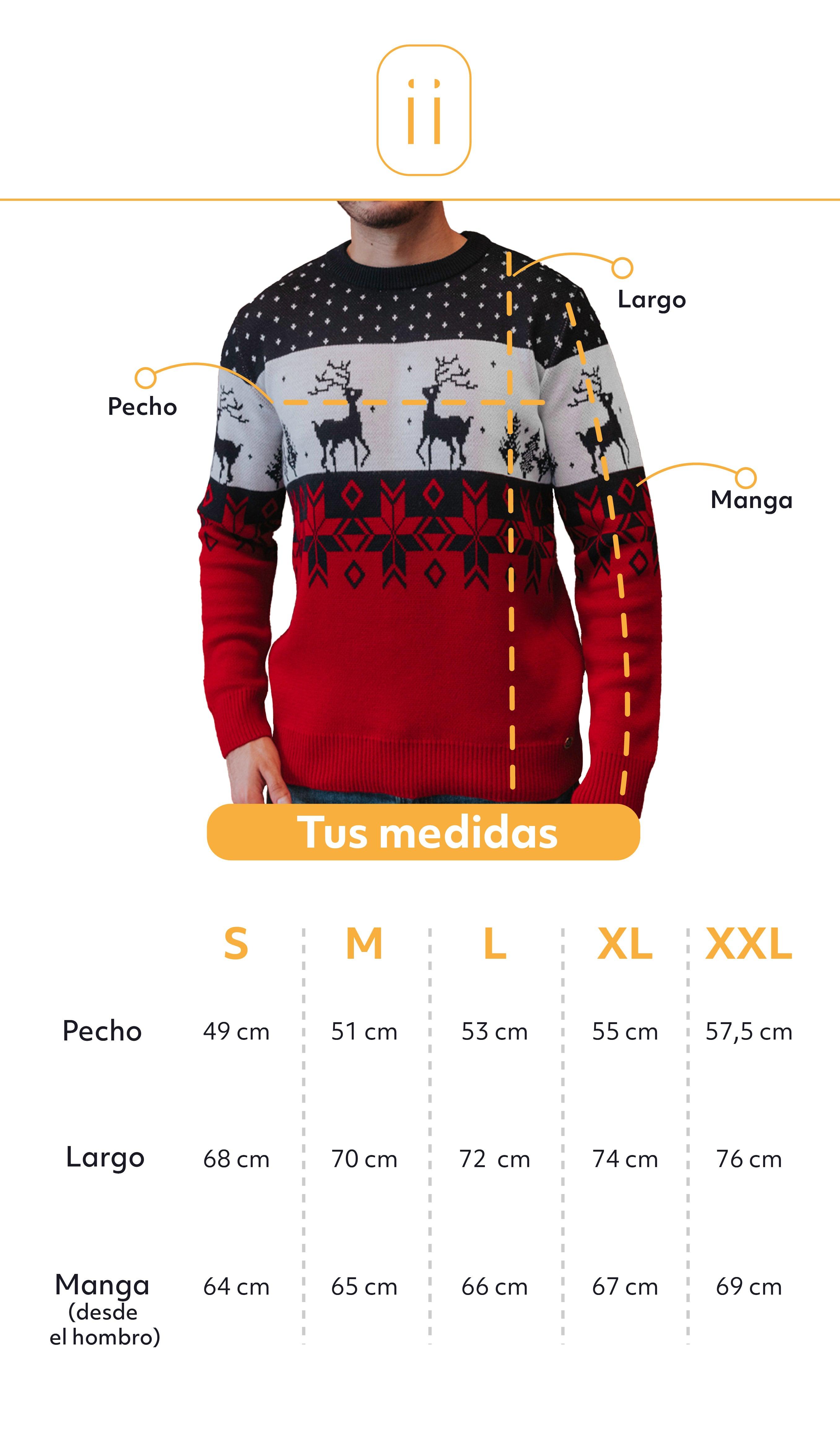 Saco navidad tricolor - Hombre - Giive