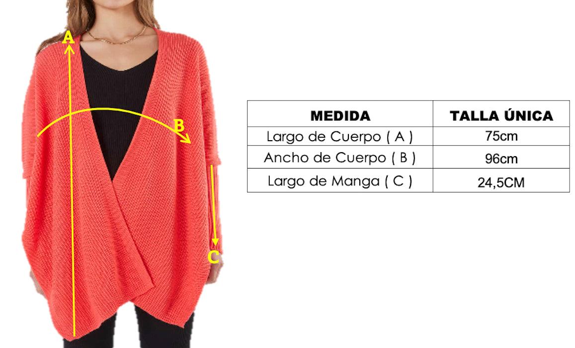 Ruana Mangas Punto Ingles - Prendas de vestir - Giive Giive