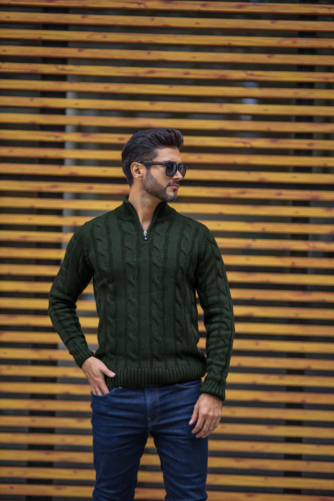 Trenzado Jersey De Tommy Hilfiger Hombre Halfzip Trenzado Outfit