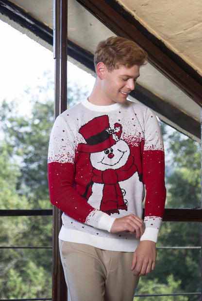 Saco navidad muñeco de nieve - Rojo - Hombre - Giive