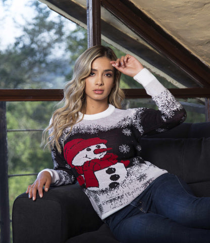 Saco navidad muñeco de nieve - Negro - Mujer - Giive