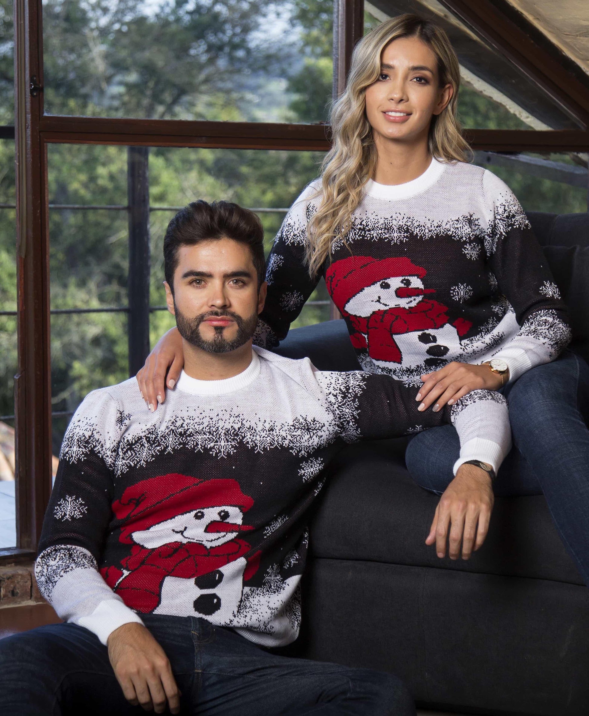 Saco navidad muñeco de nieve - Negro - Hombre - Giive