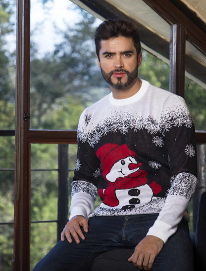 Saco navidad muñeco de nieve - Negro - Hombre - Giive