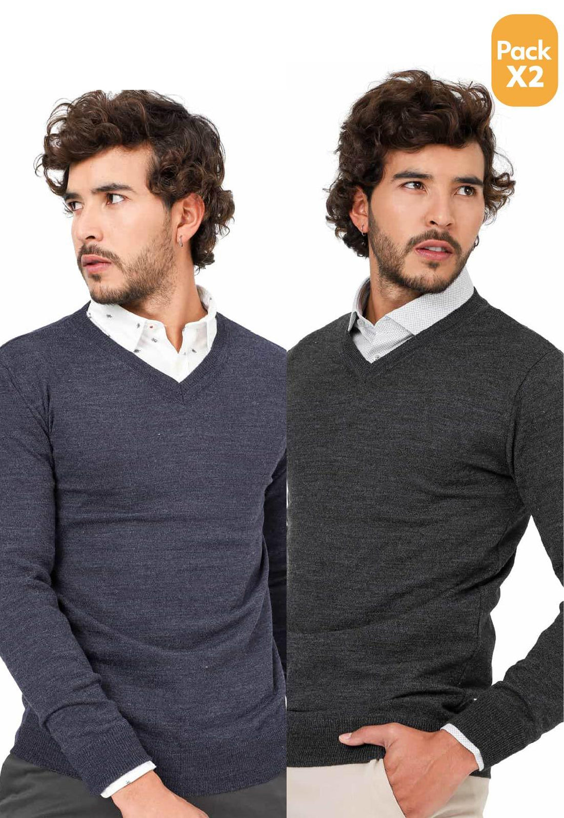 Pack x2 - Buzo Cuello V - Giive