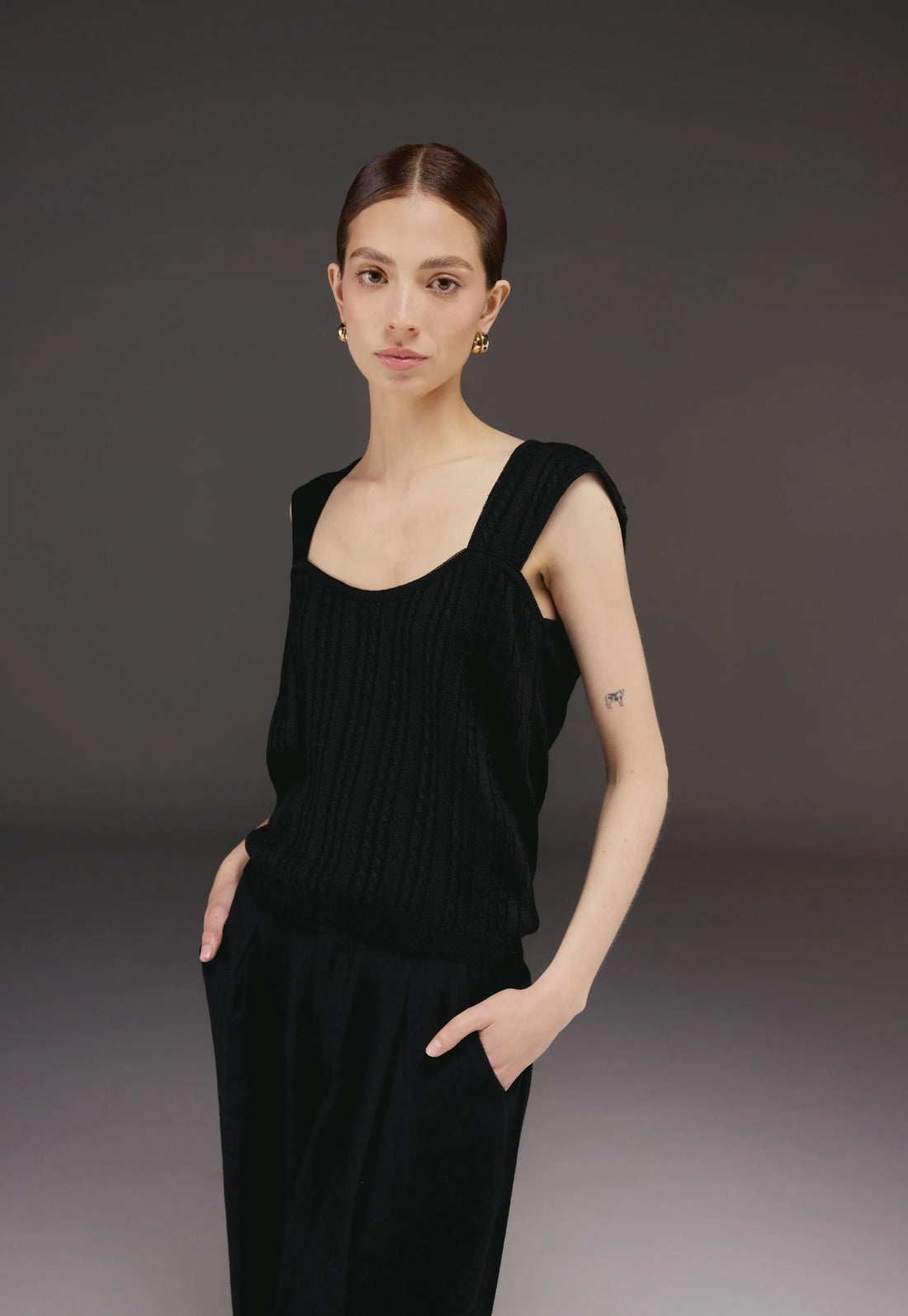Blusa Enlazada Escote Corazón