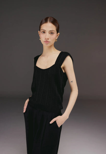 Blusa Enlazada Escote Corazón