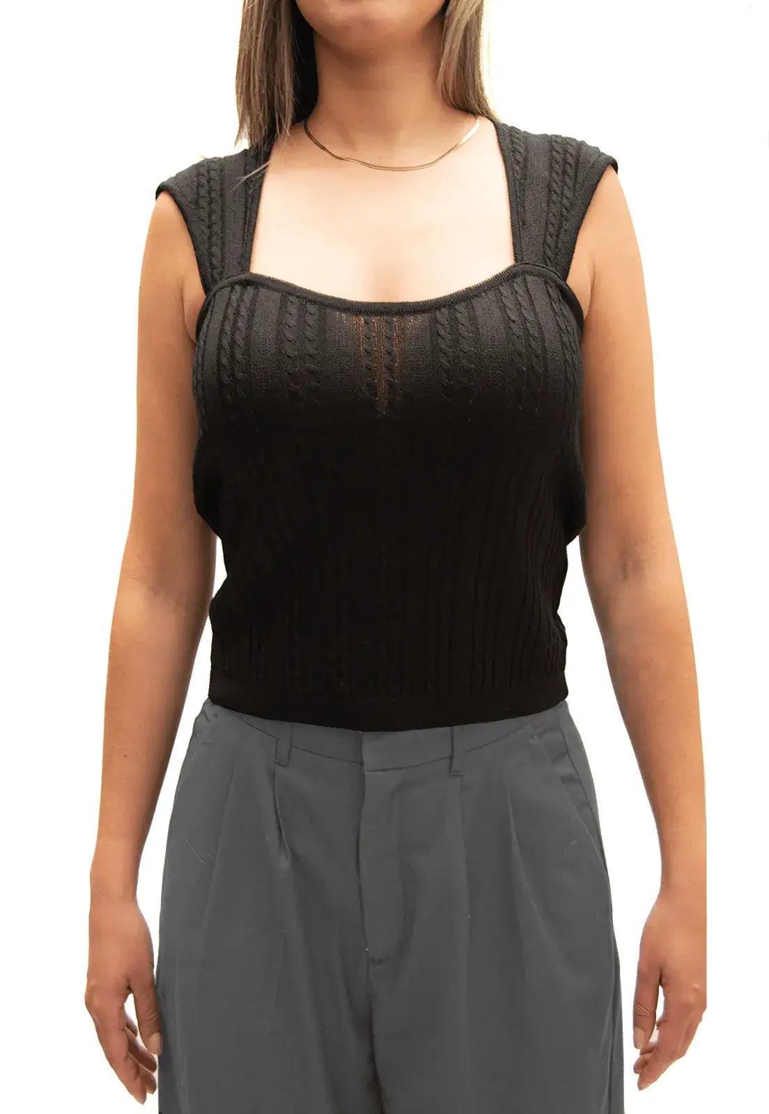 Blusa Enlazada Escote Corazón