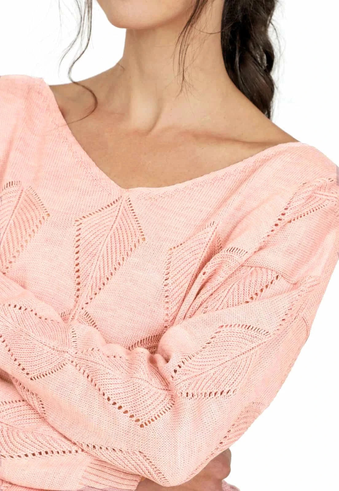 Buzo Calado Hojas Cuello V - Prendas de vestir - Giive Giive