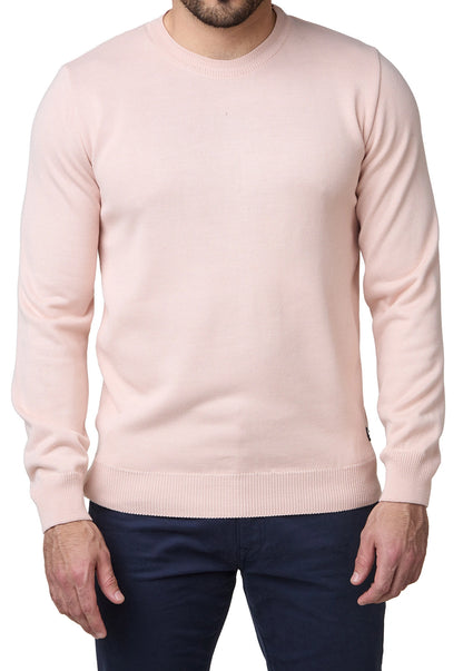 Buzo Robert de Giive: saco en tejido delgado con cuello redondo, diseño espina de pescado y ribete acanalado en puños y parte baja.