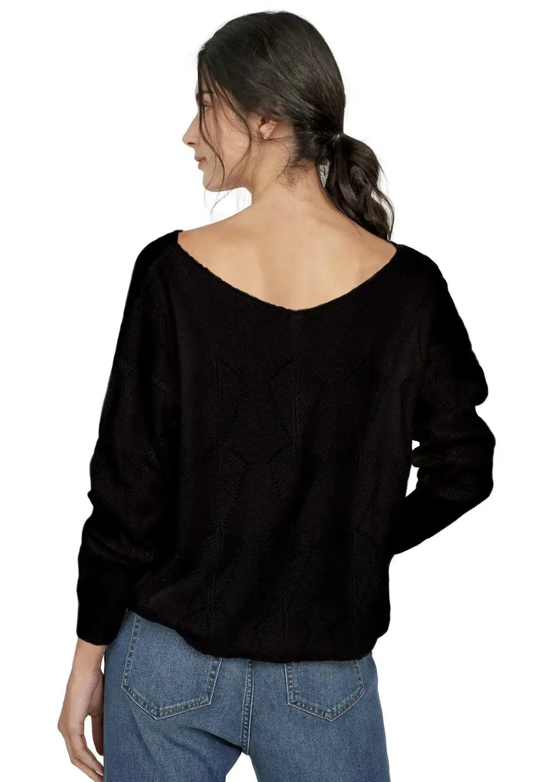 Buzo Calado Hojas Cuello V - Giive