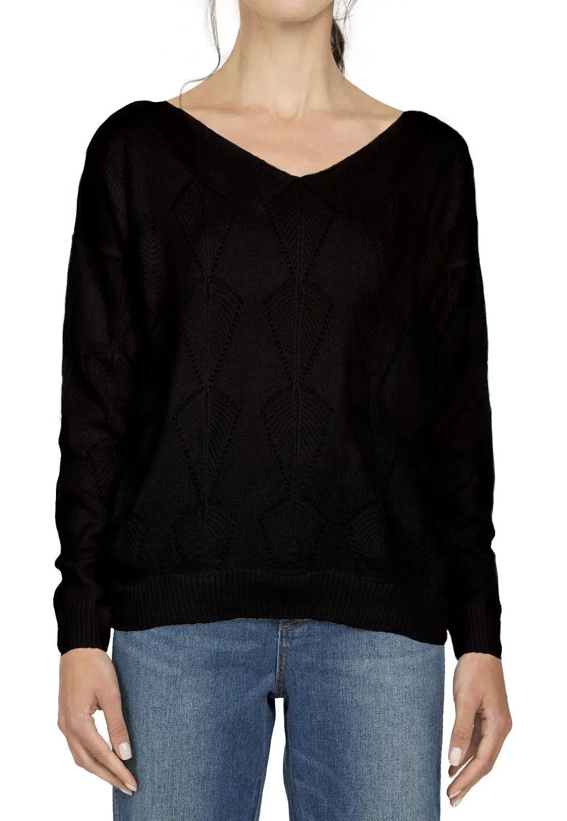 Buzo Calado Hojas Cuello V - Giive
