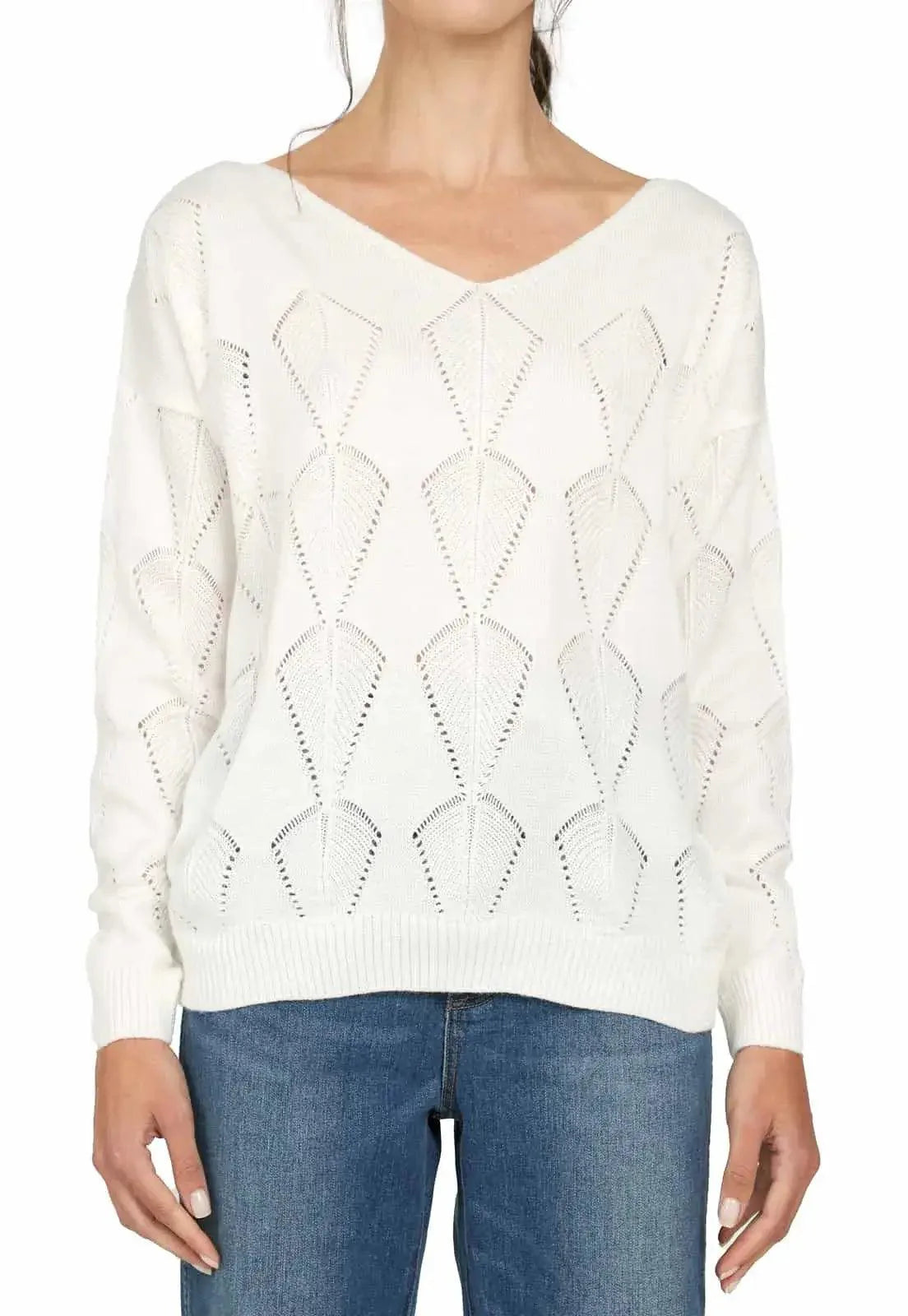 Buzo Calado Hojas Cuello V - Giive