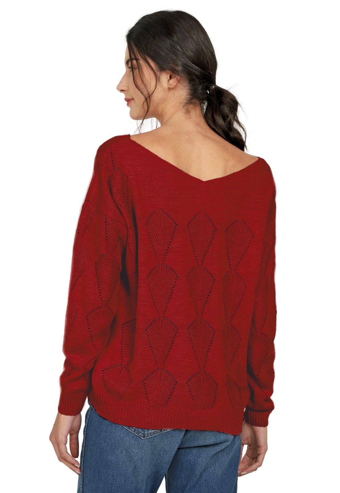 Buzo Calado Hojas Cuello V - Prendas de vestir - Giive Giive