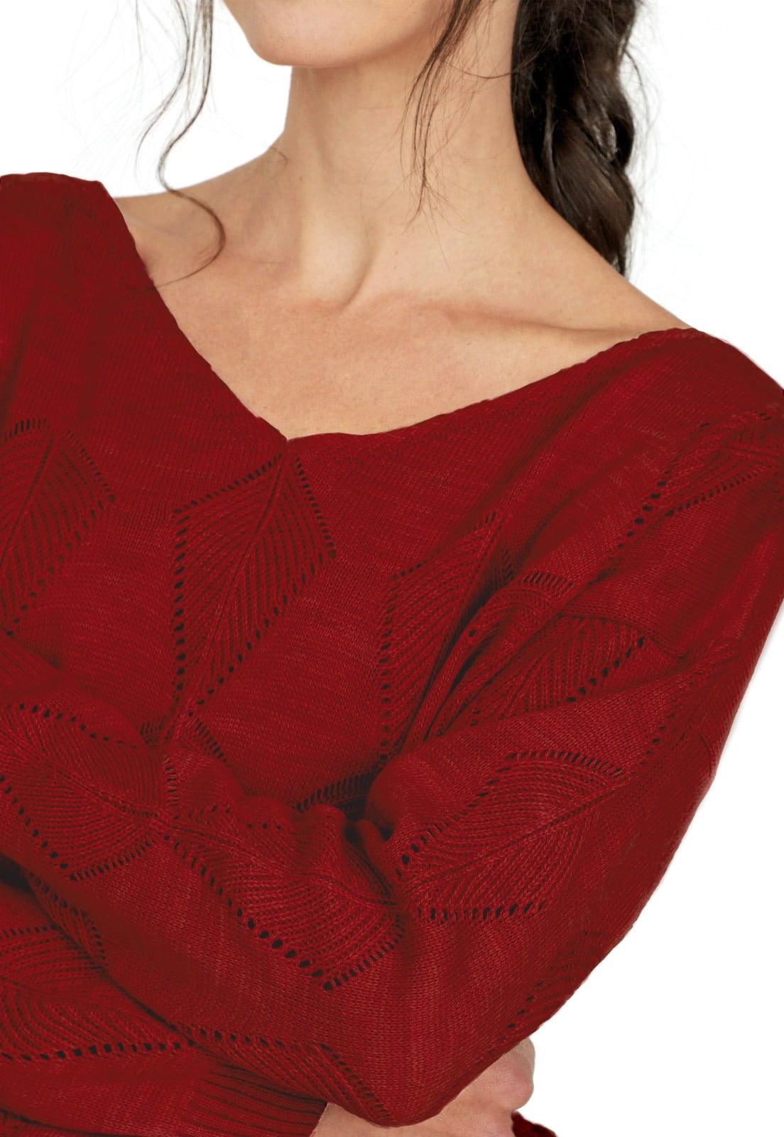 Buzo Calado Hojas Cuello V - Prendas de vestir - Giive Giive