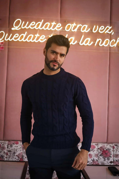 Buzo Trenzado Cuello Redondo - Giive