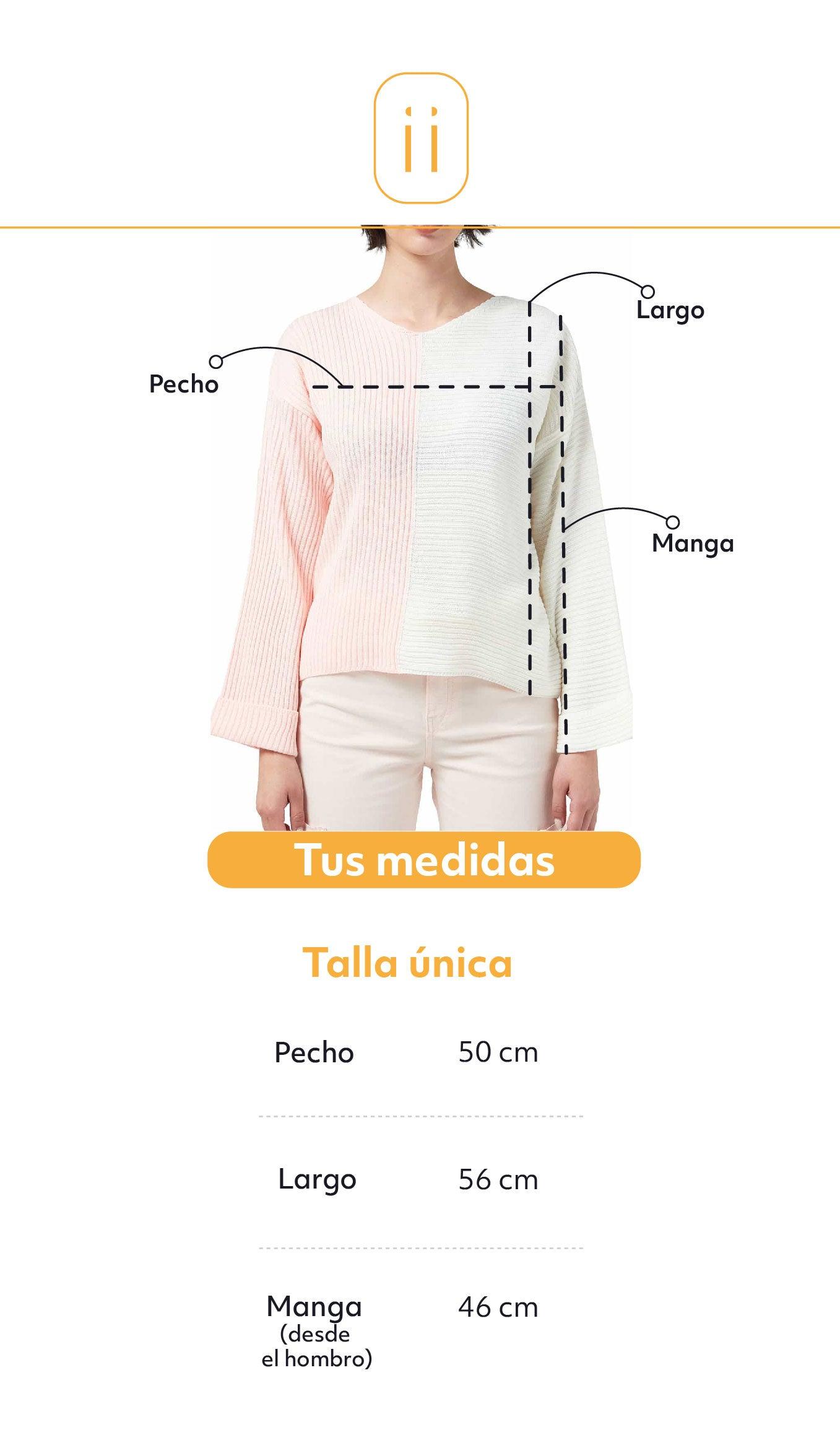 Saco Intarsia Bicolor Cuello V - Giive