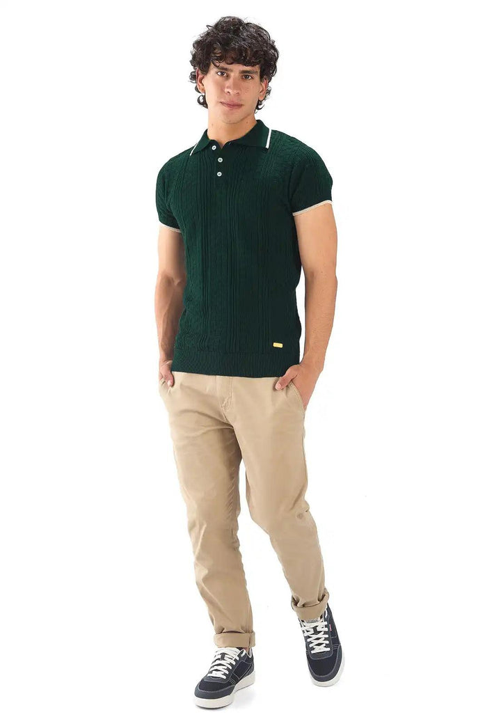 Camiseta Polo Cuadros 3 Botones - Giive