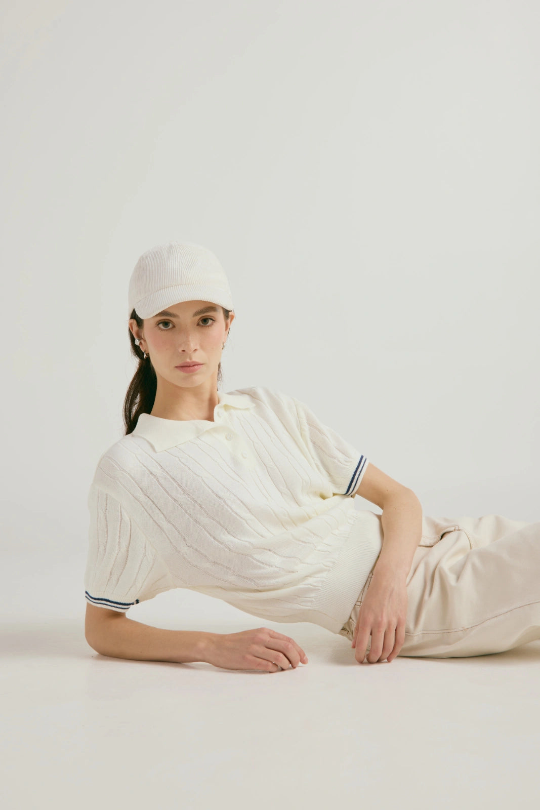 Camiseta Trenzada 3 Botones - Giive