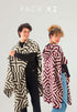 Pack x2 - Ruana Rombos con Capota - Giive