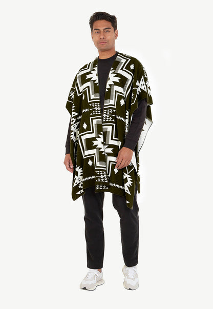 Ruana Cruces  Doble Faz para Hombre - Giive