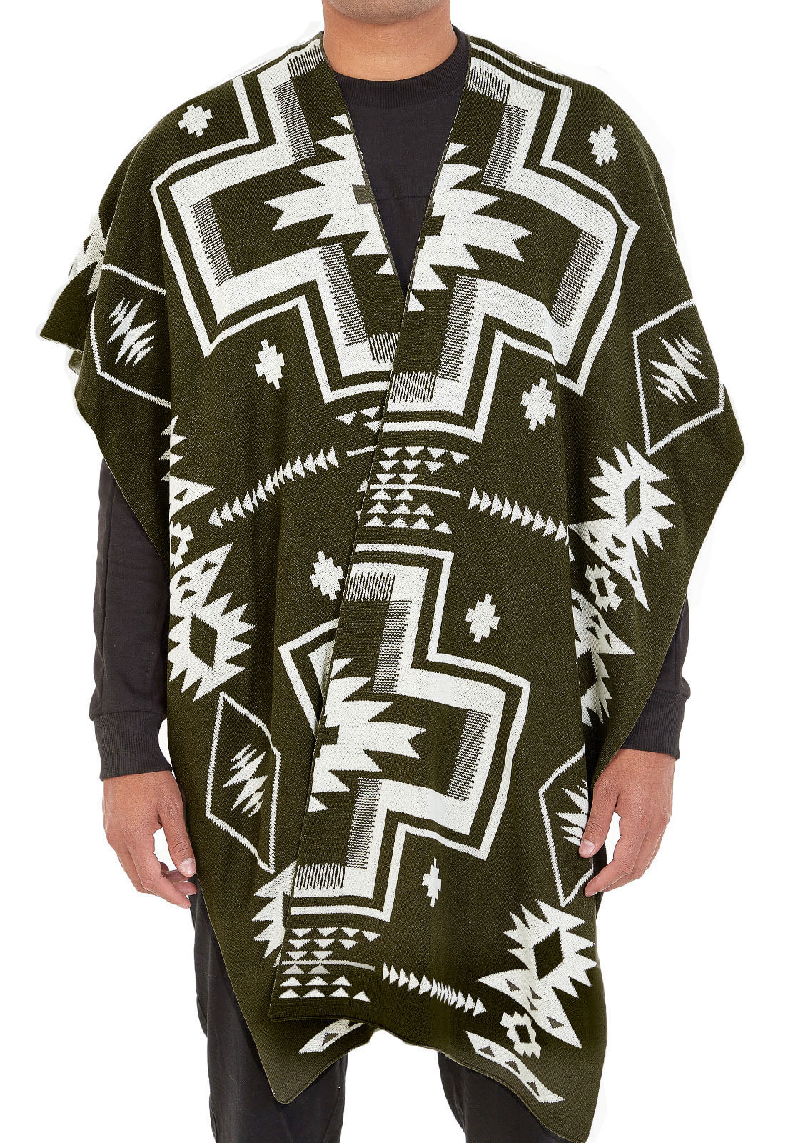 Ruana Cruces  Doble Faz para Hombre - Giive