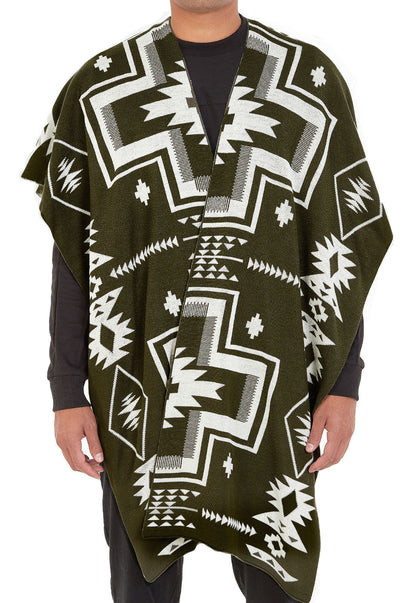 Ruana Cruces  Doble Faz para Hombre - Giive